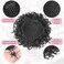 Messy Bun Hair Piece for Women,Elastic Drawstring Curly Hair Buns Hair Piece Loose Wave Curly Hair Bun Extension Short Ponytail Extensions Curly Wave Bun Hair Piece for Women Daily Use