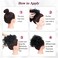 Messy Bun Hair Piece for Women,Elastic Drawstring Curly Hair Buns Hair Piece Loose Wave Curly Hair Bun Extension Short Ponytail Extensions Curly Wave Bun Hair Piece for Women Daily Use