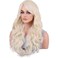 AneShe 24" Wig Women's Big Wave Synthetic Hair Long Stylish Curly Hair Wigs (Blonde 613)