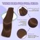 Clip in Hair Extensions Real Human Hair for Women Straight Human Hair Clip ins 8pcs Medium Brown Hair Extensions Human Hair 100% Remy Real Clip In Extensions Double Weft Soft Hair No Tangles 24Inch #4