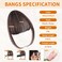 Clip in Bangs 100% Real Human Hair, Fake Bangs Hair Clip on Bangs for Women, Dark Brown Wispy Bangs Clip in Hair Extensions for Daily Wear (Dark Brown, Wispy Bangs)