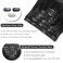 Clip in Hair Extensions Real Human Hair 140g Hair Extensions Real Human Hair Clip ins Natural Black 7pcs Straight, Rimoss Premium Soft Remy Human Hair Clip in Extensions for Women (#1B 16 Inch)
