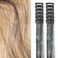 20Inch Fairy Hair Tinsel Extensions Kit with 12Pcs Glitter Hair Clips, Heat Resistant Sparkly Accessories for Women, Girls &amp; Kids (Black)