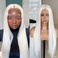 White Synthetic Lace Front Wigs for Women Girls Long Silky Straight Lace Wig Glueless Natural Hairline Wig Middle Part Heat Resitant Fiber Hair