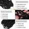 Faux Locs Crochet Hair 10 Inch 7 Packs Soft Locs Short Crochet Locs Pre Looped Natural Black Loc Hair Extensions For Women(10inch, 7 Packs, 1#)
