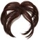 Healeved Clip in Hair Extensions for Women Wig Toppers for Thinning Hair Human Hair Fake Hair Piece Clip On Topper Thinning Hair Clip Hairpiece Wiglet
