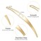 4PCS Sisterlock Retighten Tool Dreadlock Tool Interlocking Tool for Locs Metal Crochet Hook Hair Extensions Tool Dreadlocks Kit Gold Silver Hair Tool for Maintaining Your Dreadlock Unisex