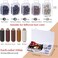 Fedmut Hair Extension Tools Kit, 5 Colors 1000Pcs Micro Silicone Rings Beads with Hair Extension Remove Pliers, Pulling Hook, Threads, Needle for Hair Extensions Hair Styling