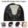 Ms Taj 5x5.5inch Skin Scalp Hair Toppers for Women Real Human Hair 16inch Hair Topper No Bangs Hair Pieces Wiglets Human Hair Toppers for Women 1B Clip in Topper