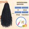 YEBO Goddess Box Braids Boho Braids Crochet Hair For Black Women Pre Looped, Knotless Boho Crochet Braids With Curly Ends, Bohemian Crochet Hair Box Braids(24 Inch (Pack of 8), 1B)