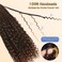 Yebo Goddess Box Braids Crochet Hair Boho Crochet Box Braids With Curly Ends, Bohomian Box Braids Crochet Hair For Black Women Pre Looped(24 Inch (Pack of 8), T30)