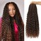 Yebo Goddess Box Braids Crochet Hair Boho Crochet Box Braids With Curly Ends, Bohomian Box Braids Crochet Hair For Black Women Pre Looped(24 Inch (Pack of 8), T30)