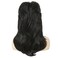 Black 80s Long Wig for Women Mullet Wigs Layered Funny Wig with Bangs Natural fluffy Synthetic Wig for Halloween Daily Party Use