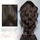 WIGNEE Long Wavy Wig Middle Part Dark Brown Wig 26 Inches Long Wigs For White Women Natural Looking Hair Wig Long Wigs For Women Daily Party Use