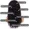 13x4 Deep Curly Lace Front Wigs Human Hair Wet and Wavy Water Wave Human Hair Wigs (13x4 deep wave lace closure wigs, 28 IN)
