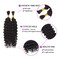 Deep Wave Bulk hair for Braiding No Weft Faux Micro Braiding Hair Braids Extensions for Box Boho Braids 2Braids Per Pack 150g (18Inch,#1B)