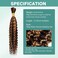 50g 18 Inch Human Braiding Hair Ombre Braiding Hair Deep Curly Wave Bulk Human Hair for Braiding Wet and Wavy 1 Bundle/Pack No Weft P4/27 Highlight Brown Human Braiding Hair for Micro Braids