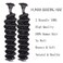 Human Braiding Hair 2 Bundle 100g Deep Wave Bulk Human Hair For Braiding No Weft Brazilian Virgin Curly Human Hair Extensions For Boho Braids (20 Inch 2 Bundles 100g)