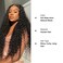 28 Inch Long Deep Wave Lace Frontal Wigs Human Hair 150% Density Glueless Wigs Human Hair Pre Plucked for Women 4x4 HD Transparent Lace Front Wigs Human Hair Brazilian Human Hair Curly Wigs