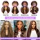 13x6 Chocolate Brown Lace Front Wig Human Hair 28 Inch Deep Wave Lace Front Wigs Human Hair 200 Density Curly HD Lace Frontal Wig Wet and Wavy Glueless Wigs Human Hair #4 Colored Brown Wig Human Hair