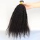 HAPPY&amp;CC 3C 4A Kinky Curly I Tip Hair Extensions Human Hair Brazilian Pre Bonded 100% Keratin Human Hair Microlink Beads Hair Extensions 1g/strand 100g Stick Tip Hair(16inch)