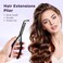 Tape in Hair Extensions Plier, Stainless Steel Flat Surface Extensions Tape Sealing Clamp Pliers Tool, Microlink Hair Extension Removal Tool Kit for Women Hair Extension Tools(Black)