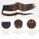 Tinashe Ponytail Human Hair Extensions Clip In Ponytail Hair Extension Real Human Hair Long Straight Wrap Around Ponytail Hair Piece Natural Black Pony Tails Extension For Women (14inch, P1B/30)