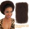D&Eacute;BUT Afro Kinky Bulk 100% Human Hair Brown 3 Packs 150g Tight Afro Kinky Curly Bulk Bundles Hair for Making/Repair Locs, Kinky Twists, Dreadlocks Braiding Hair Extensions (Medium Brown, 14 Inches)