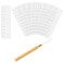 11 Pcs Heat Shield Guards for Hair Extension with Hook Hair Extension Tool, Multi Hole Shield Spacers Fusion Glue Protector Templates, Pulling Needle for Hair Extensions