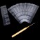 11 Pcs Heat Shield Guards for Hair Extension with Hook Hair Extension Tool, Multi Hole Shield Spacers Fusion Glue Protector Templates, Pulling Needle for Hair Extensions