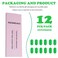 Green Colored Clip in Hair Extensions 12 Pieces Streak for Women Kids Girls, 16 Inch Wavy Curly, Party Highlights