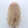RDY Ash Blonde Long Body Wave Lace Front Synthetic Wig 24inch Mix Blonde Loose Wavy Lace Front Wigs for Women Heat Fiber Hair Half Hand Tied Wig Cosplay Daily Use Wig