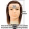 Male Mannequin Head with 100% Human Hair, 8Inch 3B#, PVC Material, Cosmetology Education Focus