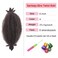 Afro Twist Hair 7 Packs Marley Twist Braiding Hair 8 Inch Cuban Twist Long Afro Kinky Synthetic Fiber for Braiding Hair Extensions (8inch, 4-7)