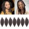 Afro Twist Hair 7 Packs Marley Twist Braiding Hair 8 Inch Cuban Twist Long Afro Kinky Synthetic Fiber for Braiding Hair Extensions (8inch, 4-7)