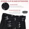 Human Hair Clip In Extensions,Soft&amp;Natural Human Hair Extensions Clip Ins 120g 7pcs Real Hair Extensions Clip In Human Straight&amp;Invisible human hair extensions clip ins(16 Inch, #1 Jet Black)