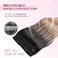 Halo Hair Extensions - Halo Hair Extensions Real Human Hair Transparent Headband Adjustable Size Removable Secure，Halo Extensions Real Human Hair, #T1B-8P/60 80g18Inch