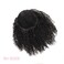 Kinky Curly Ponytail Hair 10Inch Black Synthetic Short Afro Drawstring Ponytail for Black Women