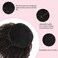 Kinky Curly Ponytail Hair 10Inch Black Synthetic Short Afro Drawstring Ponytail for Black Women
