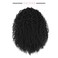 Kinky Curly Ponytail Hair 10Inch Black Synthetic Short Afro Drawstring Ponytail for Black Women