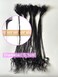 Real Human Hair Micro Locs with Curly Ends 0.1cm Width 14inch 50strands Full Handmade Soft Natural Black Dreadlock Extension Human Hair Sister Locks for Women/Men/Girls Can Be Dyed and Bleached