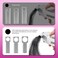 NEWTRY Locs Maker Attachments 3-Piece Set of Replacement Heads for Dreadlocks Machine Multiple Sizes 12/14/16mm (0.47/0.55/0.63in)
