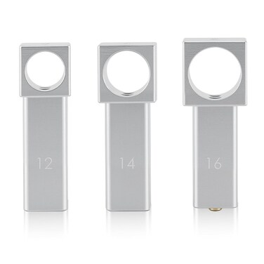 NEWTRY Locs Maker Attachments 3-Piece Set of Replacement Heads for Dreadlocks Machine Multiple Sizes 12/14/16mm (0.47/0.55/0.63in)