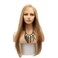Dreambeauty #18 Blonde Color Lace Front Human Hair Wig for Women Brazilian Remy Glueless Full Lace Human Hair Wig with Baby Hair Pre-Plucked Natural Hairline (22 Inch, 13x6 Lace Front 150% Density)