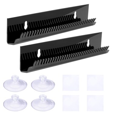 2 Pack Black Hair Extension Holder for Styling Professionally Designed to Securely Hold Extra Wide Wefts including Hand Tied Wefts, Wide Band Wefts, Beaded Wefts, and Full Bundles