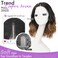 Ombre Brown Short Wavy Wig for Women Lace Hairline Bob Style Synthetic Heat Resistant - Natural Appearance for Everyday Hairstyle 14 Inch