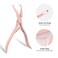 Hair Extension Tool Kit Pink Color Hair Extension Pliers for Micro Beads Remover Cloth Bag Hair Loop Tool Weft Extensions Salon Barber Accessories