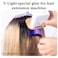 V Light Hair Extensions Kit Mini V Light Hair Extension Set With V Light Lamp*1 V light glue*2 Hair Extensions Remover*2 VLight Remover Machine*1 comb*1 clip*2 for Salon Hairstyles(White machine set)