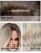 HAIRCUBE Long Blonde Wigs for Women Synthetic Curly Wavy Hair Wig for Daily