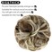 Messy Bun Hair Piece Hair Bun Thick Updo Scrunchies Hair Extensions Ponytail Hair Pieces for Women Girls Brown Mix Bleach Blonde